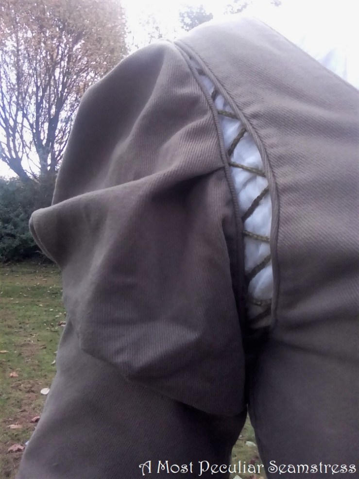 AMPS Cinderella dress sleeve lacing