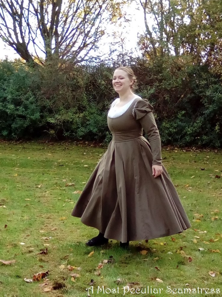 AMPS Cinderella dress with lace-on sleeves